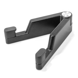 BoxWave Stand and Mount Compatible with Lenovo Tab 4 (10 in) - Desktop Aluminum SoloStand, Adjustable Hands-Free Portable with Rubber Feet - Jet Black