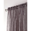 Stylemaster Renaissance Home Fashion Reese Embroidered Sheer Rod Pocket Panel,