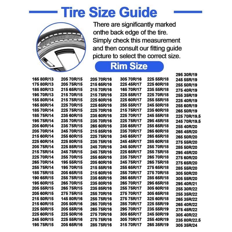BHLOR Extra-Large Tire Storage Bags, 48x48 Plastic Tire Bags, 4PCS