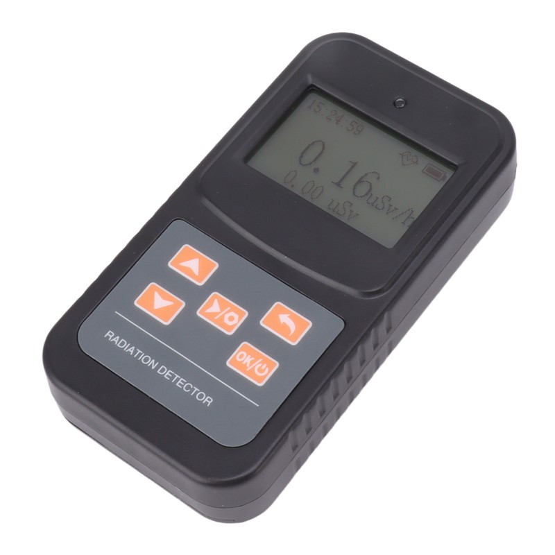 Nuclear Radiation Detector Professional High Accuracy 0.1μSv‑10mSv Rechargeable Handheld Geiger