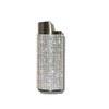 Gray Lighter Cover Sleeve with Crystal Rhinestones LS4