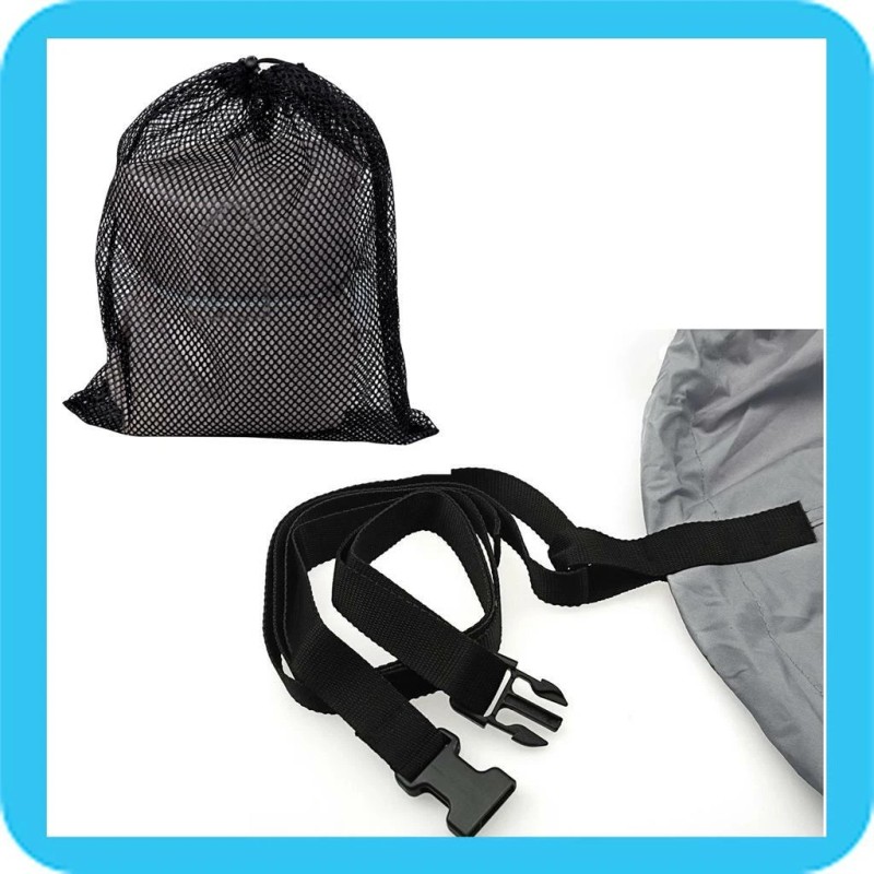 SBU GRAY BOAT COVER FOR BAYLINER CAPRI 1704 FISH &