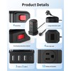 Power Strip Surge Protector, 6.5 Ft Extension Cord with 12