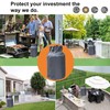40 lb Propane Tank Cover， With 600D Waterproof, Dustproof, and