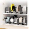 Kitchen Cabinet Storage Shelves Plates Dishes Chopping Board Storage Rack