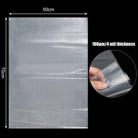 Zonon 15 Pcs 5 Gallon Bucket Liner Bags Ice Bucket Liner for Marinating and Brining Thanksgiving 4 Mil Food Storage Leak Proof for Turkey Chicken Beef (20 x 28 Inch)