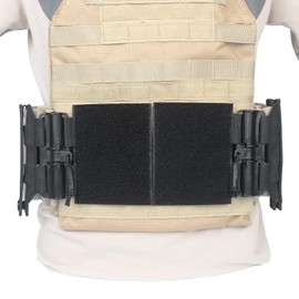 Aekvinks Tactical MOLLE Vest Quick Release Cummerbund Plate Carrier Buckle Set Fast Fit Side Belt Straps Cummerbund for JPC CPC NCP XPC 420 Vest Khaki