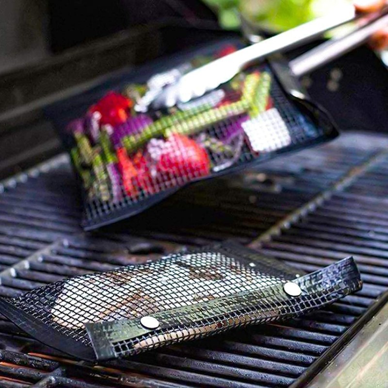Tiardey 2 x 8.6 x 10.6 inch grill mesh bag,