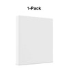 Staples 374815 1-Inch Simply View Binders with Round Rings White