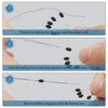 LadFath 720pcs Fishing Rubber Bobber Stoppers, 6 in 1 Bobber
