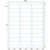 Tapsin Address Labels 1" X 2-5/8" 30 Up Mailing Label