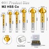 FOCSTOL Countersink Drill Bit HSS Set - 90° Titanium Countersink