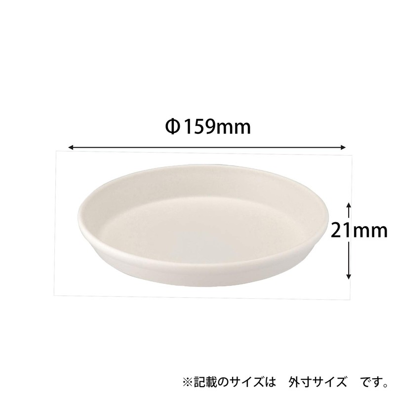 Apple Ware Plate, Saucer, Kotty Plate, Type 160, White, Depth