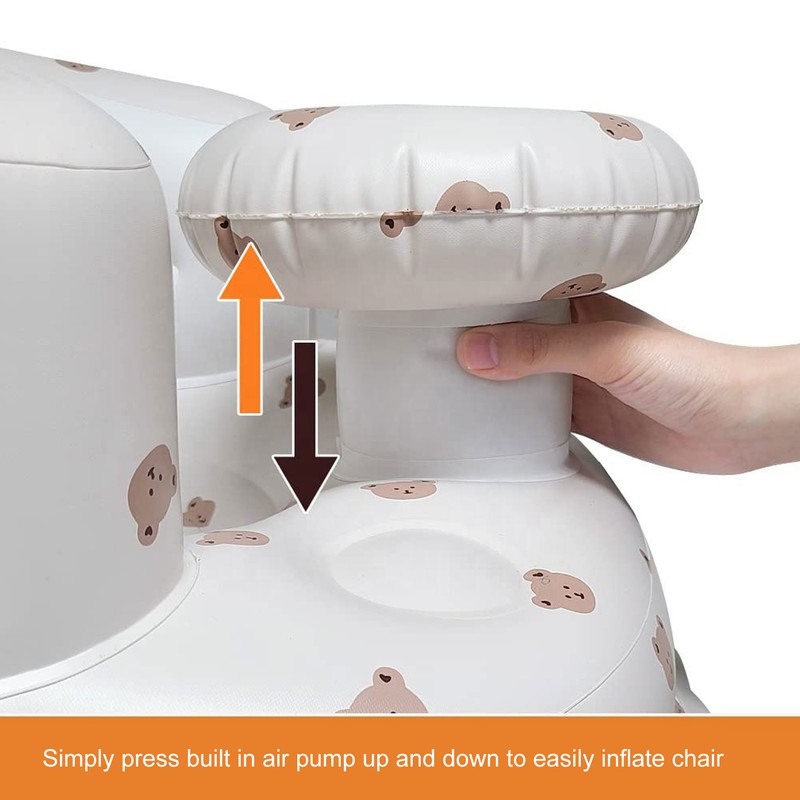Baby Inflatable Seat Infant Back Support Sofa Sitting Up Toddler