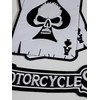 Set of 2 Skull and Motorcycles Chapter Biker Patch Jacket