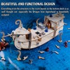 3D RPG Miniatures Ship Wood Laser Cut, 3-Level with 1"