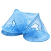3 Pcs Hanging Mesh Space Foldable 3 Compartments Storage Basket