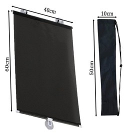 Sonnenschutz Auto Baby,Dancepandas Sonnenschutz Auto Seitenscheibe,mit Flexibler Größeneinstellung und UV-Schutz(2er-Set 40x60 cm),Nverzichtbares Reise-und Baby-Autozubehör