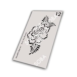 Body Painting Airbrush Stencil - Henna 12