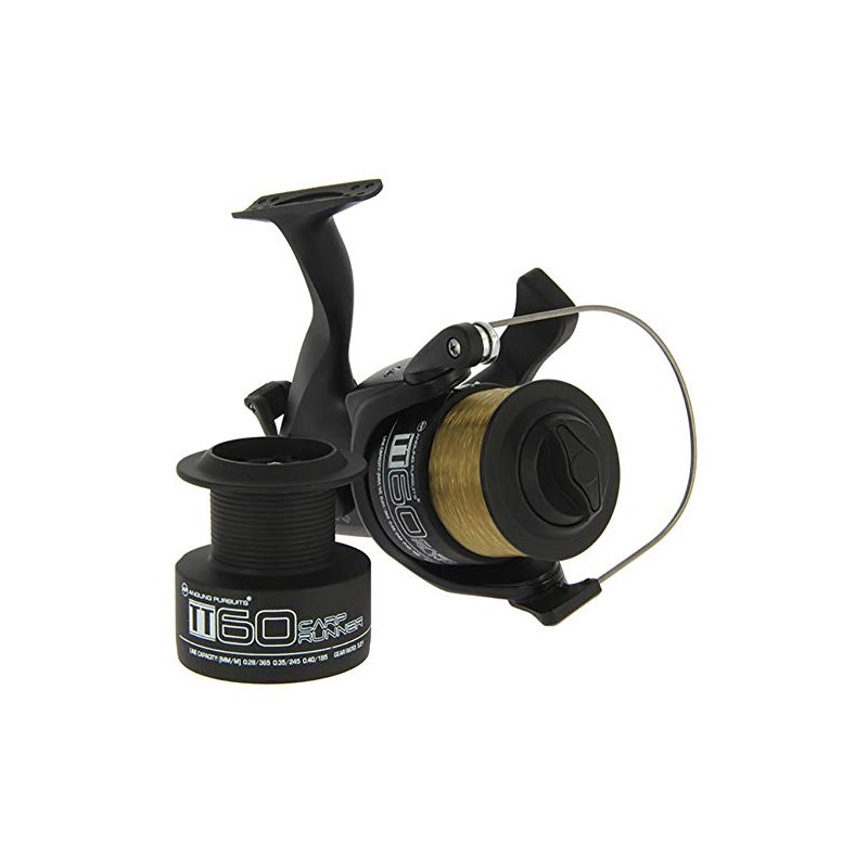 Angling Pursuits TT60 4BB Carp Runner Reel With 10lb Line