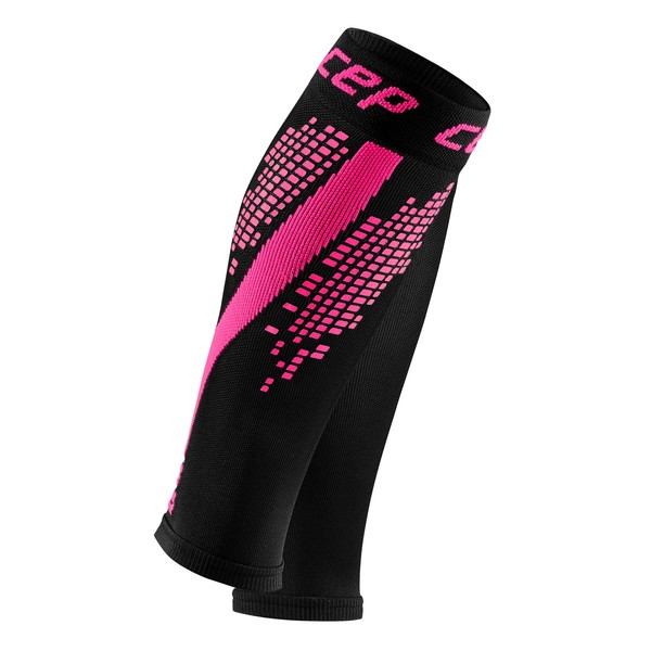 CEP - NIGHTTECH CALF SLEEVES REDESIGN for women | Reflective calf sleeves in pink | size II