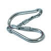 Set of 2 Large Screw Lock Carabiner Hooks 13mm x