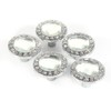 10pcs Clear Diamond Crystal Glass Wardrobe Knob Cupboard Drawer Door