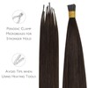 WENNALIFE I Tip Hair Extensions Human Hair Extensions For Women