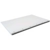 17x11 Screw Post Binder Acrylic Panel with Fixed Posts White