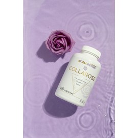 ALLDEYNN Collarose Collagen Capsules - Bovine Collagen Hydrolysate with Hyaluronic Acid, Biotin and VIT C - Anti Aging Skin Treatment - Hair Supplements for Women - 180 Caps