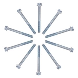 FELTECHELECTR 10pcs Engine Screw Motorcycle Stands Engine Mounting Parts Engine Mounting Bolt Assortment Engine Installation Screws Motorcycle Engine Mounting Kit Engine Mount Bolts Metal Silver