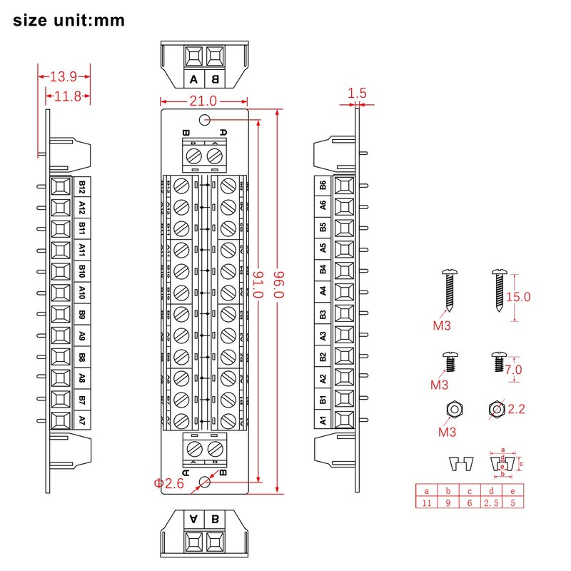 Evemodel Power Distributor 10 A 2 Inputs 2 x 12