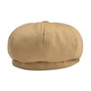 BOTVELA Men's 8 Piece Newsboy Flat Cap 100% Cotton Gatsby