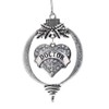 Inspired Silver - Doctor Charm Ornament - Silver Pave Heart