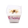 Clear Mini Square Plastic Cups - 3.5 oz (Pack of
