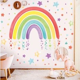 Children's Room Rainbow Sticker Baby Room Nursery Wall Sticker (Rainbow F198)