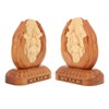 Wooden Holy Family Figurine Statue Exquisite Delicate Durable Stable Beech