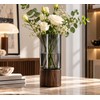 Glass Decorative Vase for Home Décor – Simple Retro Design