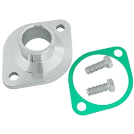 FBSCTMH Aluminum Water Neck Thermostat Housing with Gasket Compatible with Mopar Chrysler Dodge 273 318 340 360 361 383 440 413 426 440 Replace 114-1004