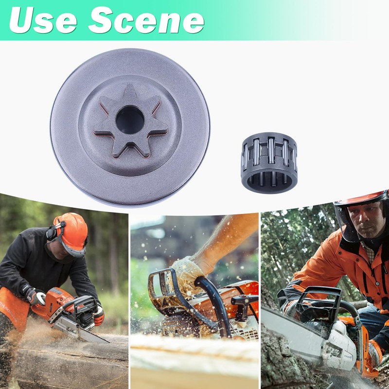 Adefol 3/8" 7T Sprocket Clutch Drum Bearing Kit for Stihl