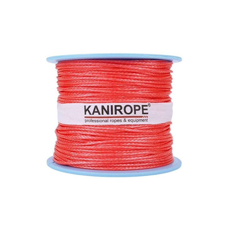 Kanirope® Dyneema Rope PRO 1 mm 100 m Red 12-Way