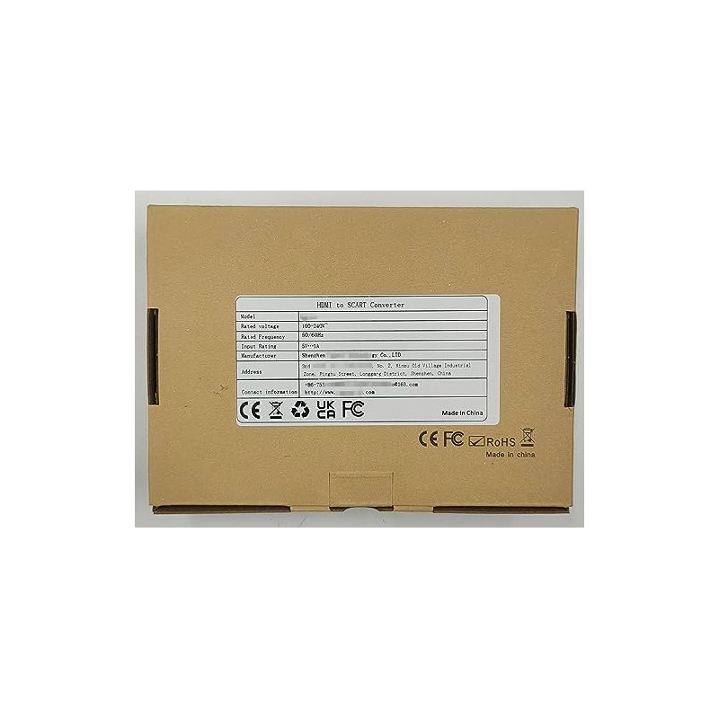 MISOTT MISOTT Scart to HDMI Converter - HDMI Adaptor for