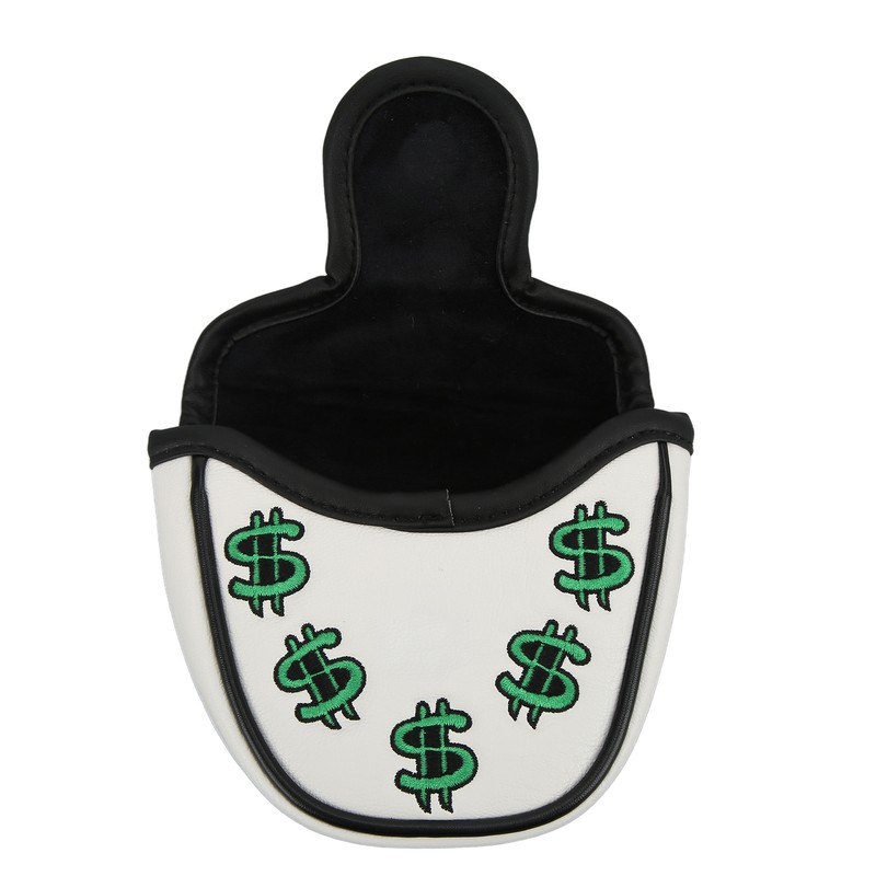 Golf Putter Head Covers PU Leather Waterproof Sunscreen Putter Headcover