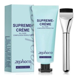 Verdeckende Foundations-Creme 80G Deckkraft Hautpflege-Foundation Feuchtigkeitscreme Mit Pinsel CC Cream Wasserdicht & Schw Sweatfester Leichte Textur Für Gleichmäßige Hauttonung