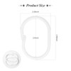 Curtain Hook Buckle, Bathroom Telescopic Rod Accessories, Bed Curtain, Door