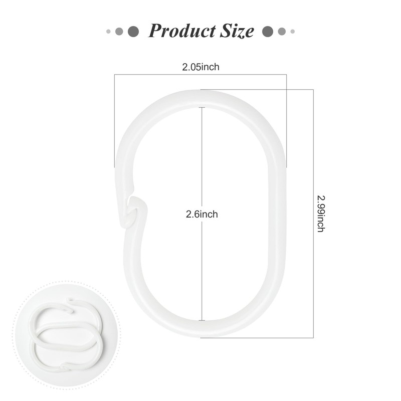Curtain Hook Buckle, Bathroom Telescopic Rod Accessories, Bed Curtain, Door