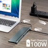Docking Station,12 in 1 USB-C Hub,USB Typ C 4K 30Hz
