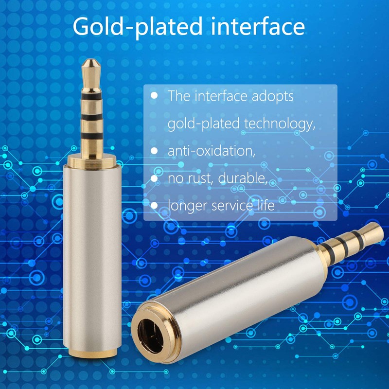 PASOW 3.5mm Male to 2.5mm Female/2.5mm Male to 3.5mm Female