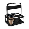 Elesunory Plastic Portable Cup Holder, Foldable Cup Holder with Handle,