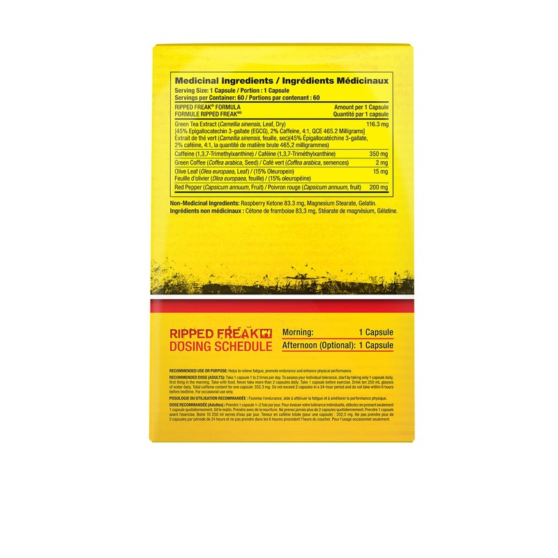 PHARMAFREAK PHARMAFREAK RIPPED FREAK - 60ct - Canada - Metabolism